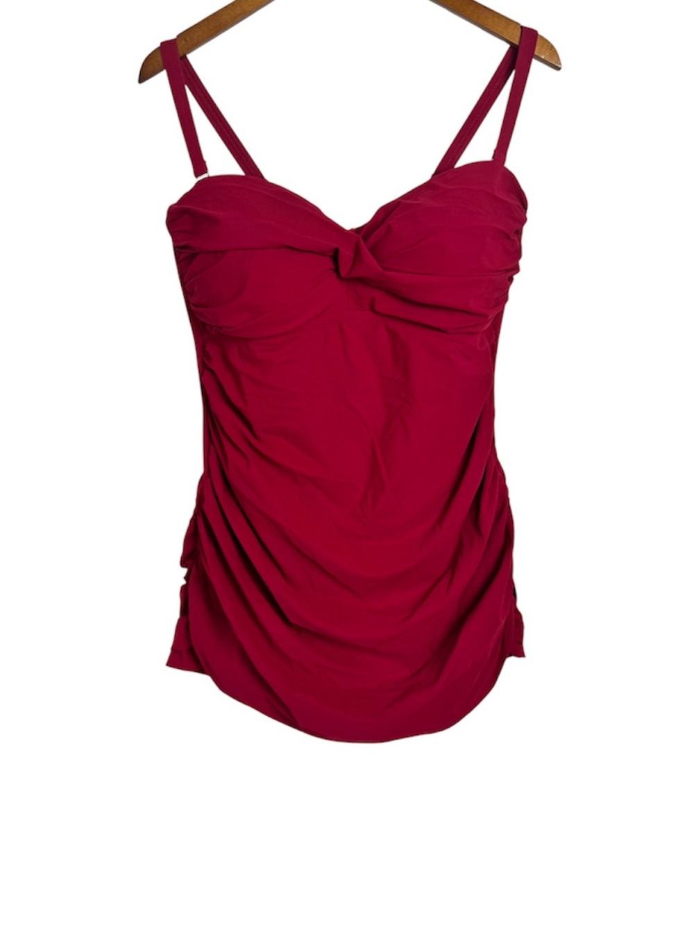 Profile by Gottex Tutti Frutti Sweetheart Cup-Sized One Piece Swimsuit in Berry